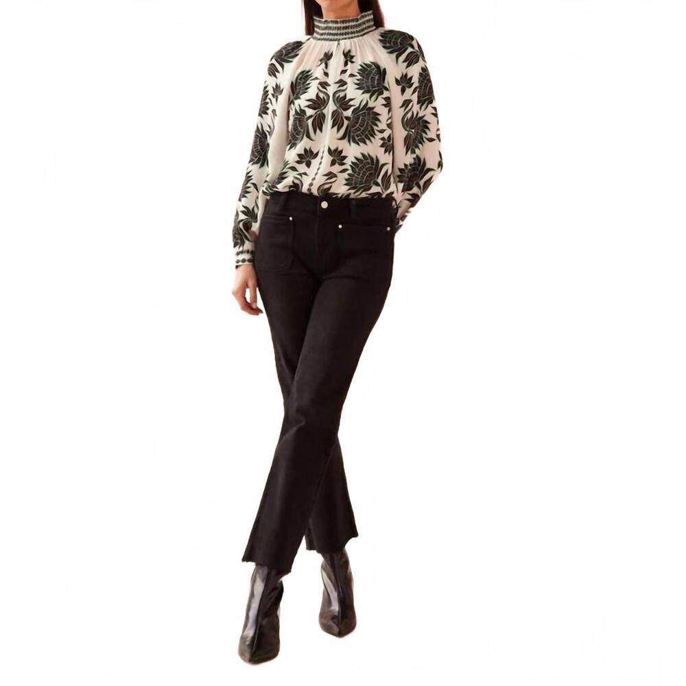 NEW OMIKA brooke blouse in gia macaroon